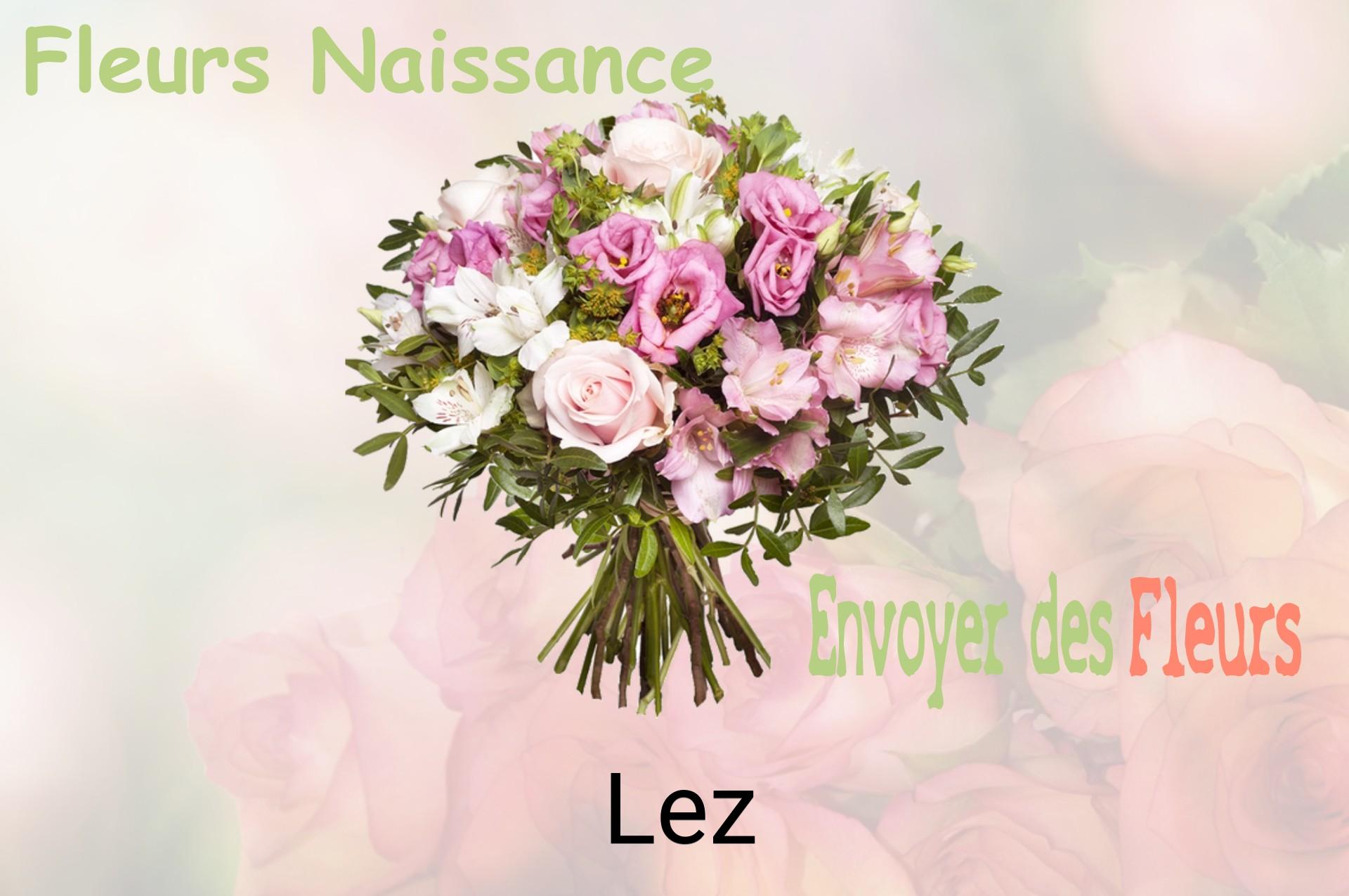 Bouquet de fleurs de naissance livré à Lez